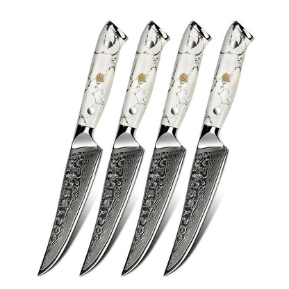 Asuka Steak Knife Set - White