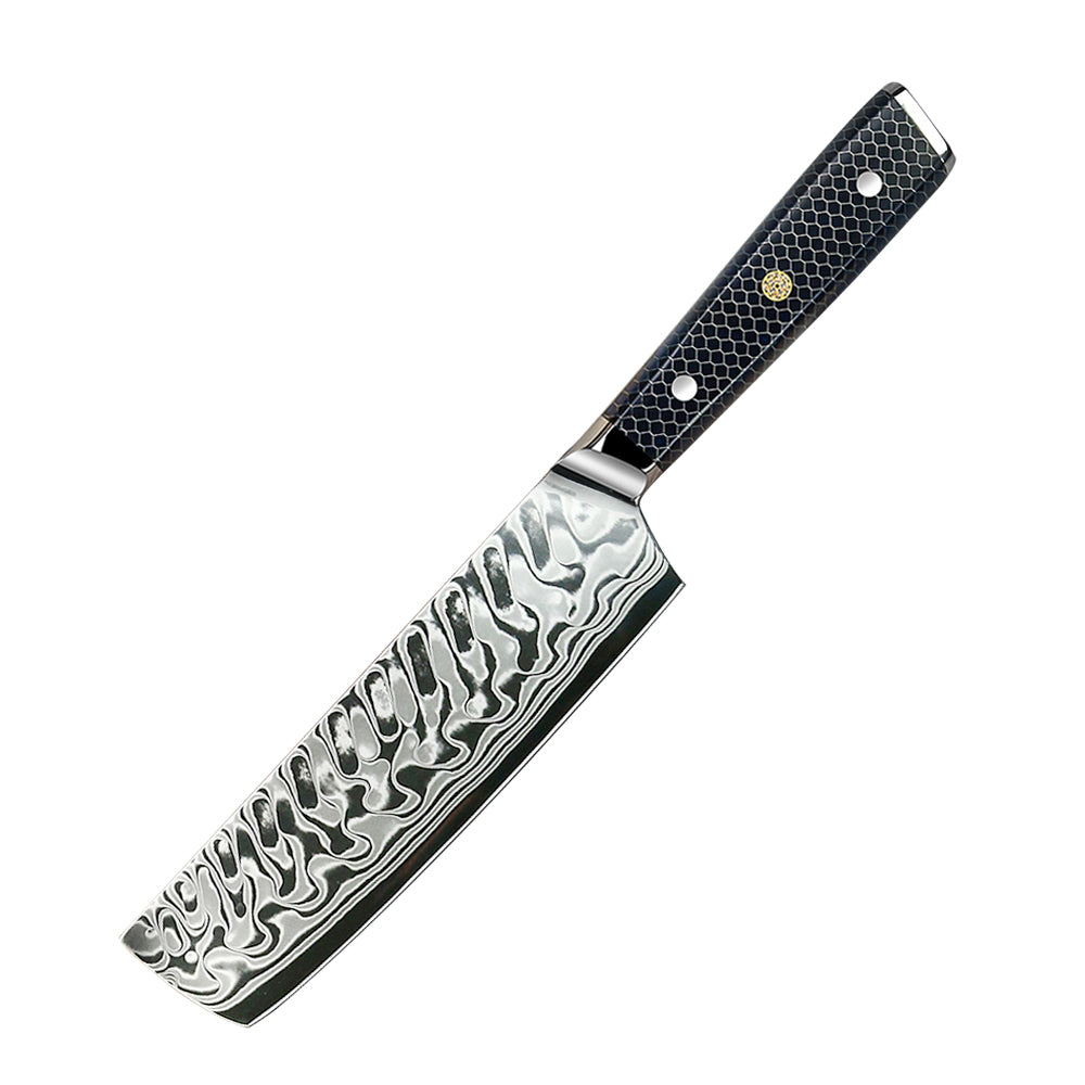 Sencho - Set of 2, Japanese Folded Damascus Steel Knives